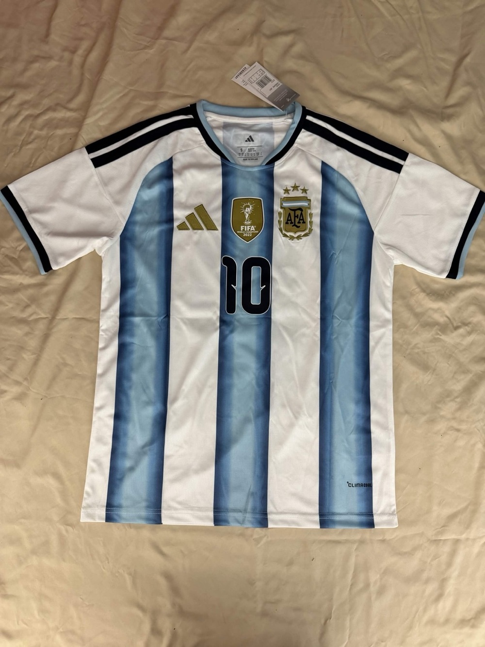 Argentina Messi #10 Adidas Soccer Jersey Size Medium NWT